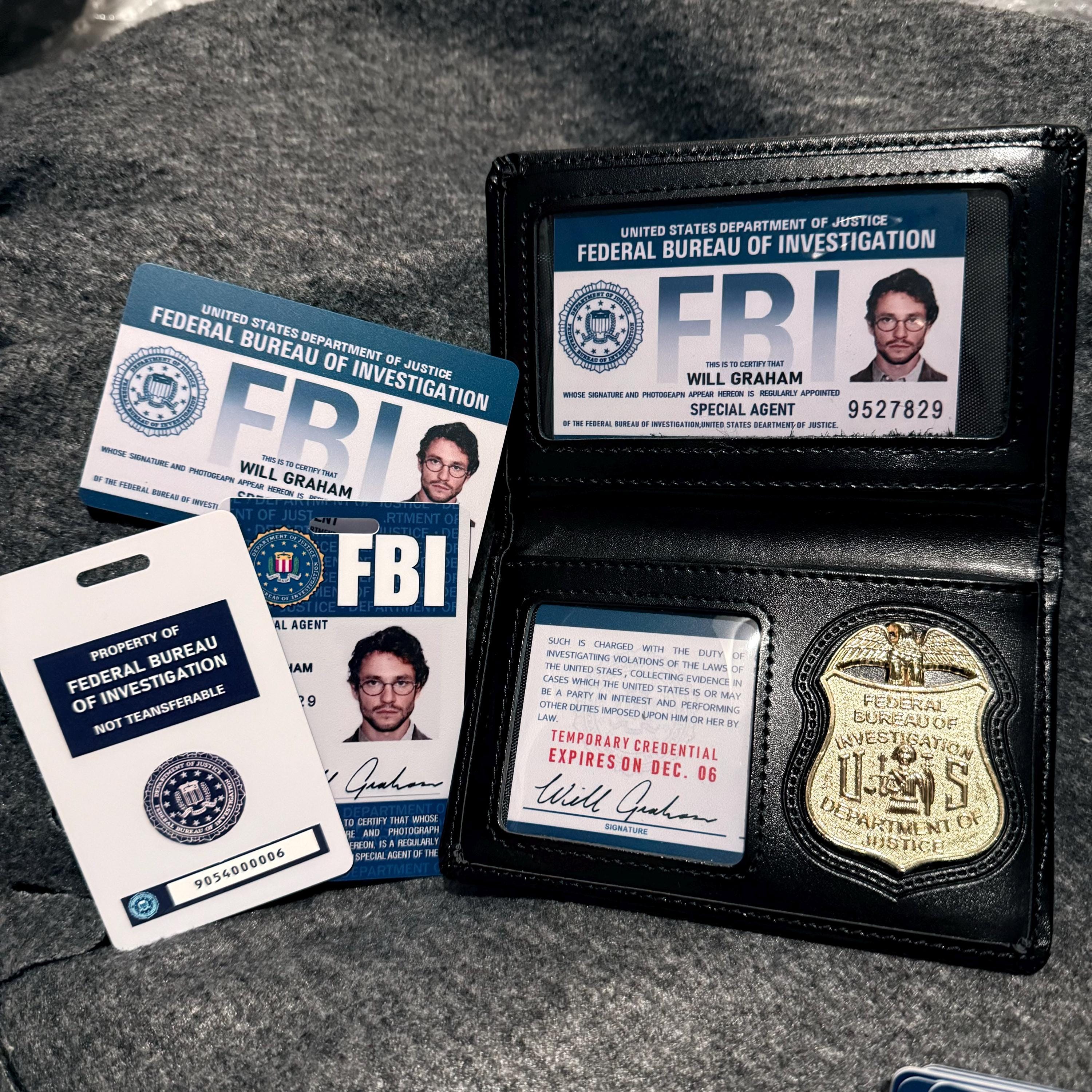 米国ポリスバッジ【FBIレプリカバッジ】PFバッジホルダー 捜査官IDカード付き 米国ポリスバッジ【FBIレプリカバッジ】PFバッジホルダー 捜査官