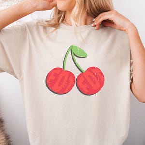 Subtle Anti Trump Shirt, Cherry Summer F*ck Trump Tee, FDT Flower Shirt, Democrat Shirt, Feminist TShirt, Political Protest Tee