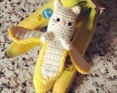 Bananya Banana Cat Amigurumi Toy