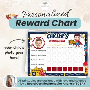 Custom Behavior Tracker for Kids Behavior Reward Chart for Kids Digital Download Good Behavior Tracking At Home Daily Behavior Chart Toddler