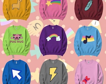 Mabel Pines Schrank Sweatshirt, Mable Pines Pullover für Cartoon Fan, Mabel Pines Pullover, Gravity Falls Shooting Star Kostüm Halloween Shirt