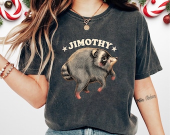 Jimothy Raccoon Graphic Sweatshirt, Jimothy Raccoon Viral Shirt, Famous Seattle Raccoon Shirt, Cute Trash Panda Shirt, Cute Baby Raccoon