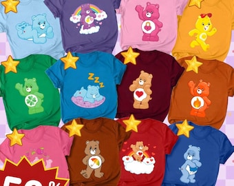 Care Bear Adult-Kids Costume Shirt, Care Bear Shirt Group, Care  Bears Group Matching Shirt, Group Costume Care Bear, Halloween Costume Tee