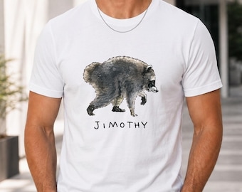 Jimothy Raccoon Viral Shirt, Famous Seattle Raccoon Shirt, Jimothy Tee. Cute Trash Panda Shirt, Cute Baby Raccoon