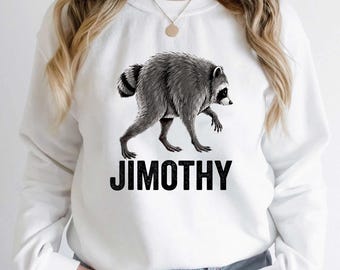 Jimothy Raccoon Shirt, Seattle Short Spine Raccoon T-Shirt, Animal Lover Gift, Viral Raccoon Meme, Mama & Youth Graphic Tee