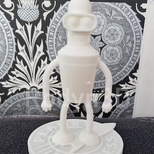Bender Futurama Figure Marble like Statue