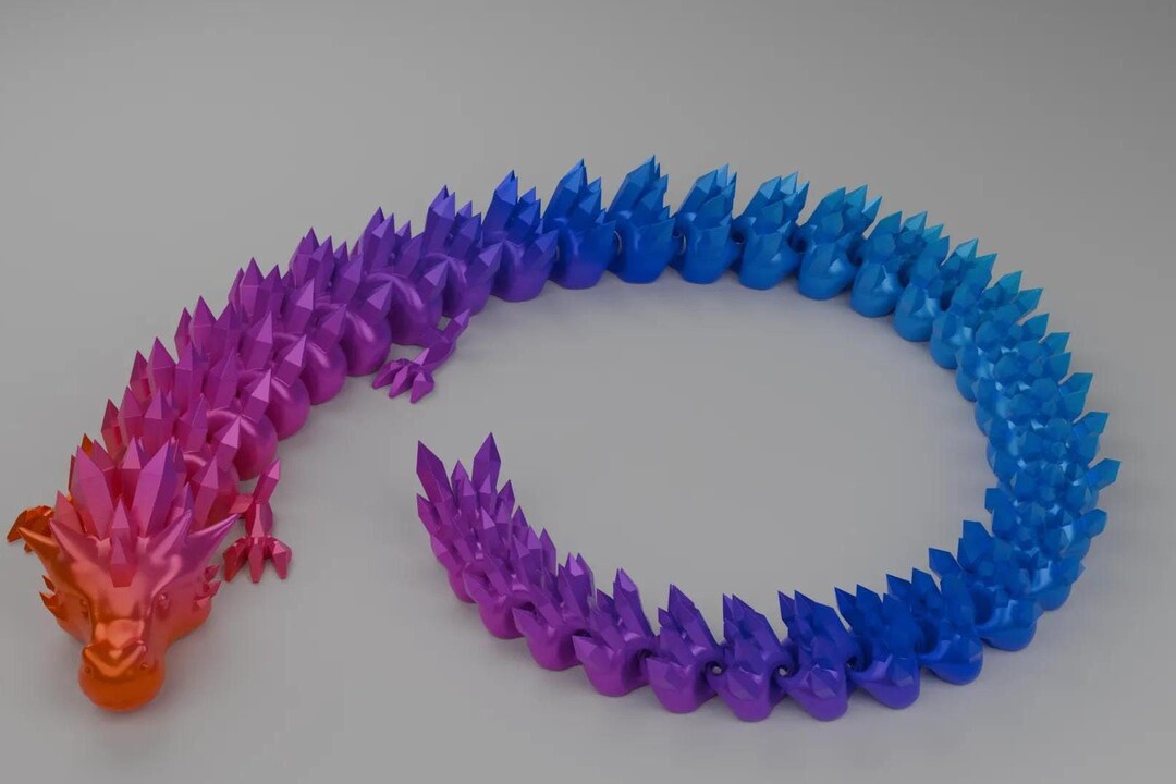 Articulated 3D Printed Dragon - Etsy