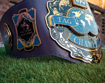 Champion Lifestyle Tag Team Heavyweight Championship Wrestling Belt Glamour Design Customized Leather Strap High Quality Durable Material