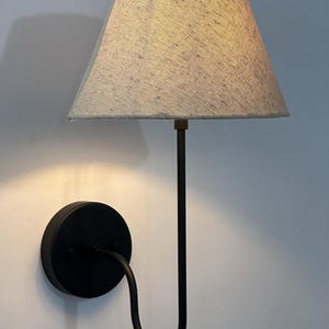 1950s Wall Lamp with Shade | Mid Century Modern Wall Light | Wall Mounted Lighting Fixture