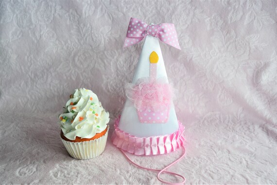 Anniversaire Fete Chapeau Princesse Fille Cupcake Bougie Jaune Etsy