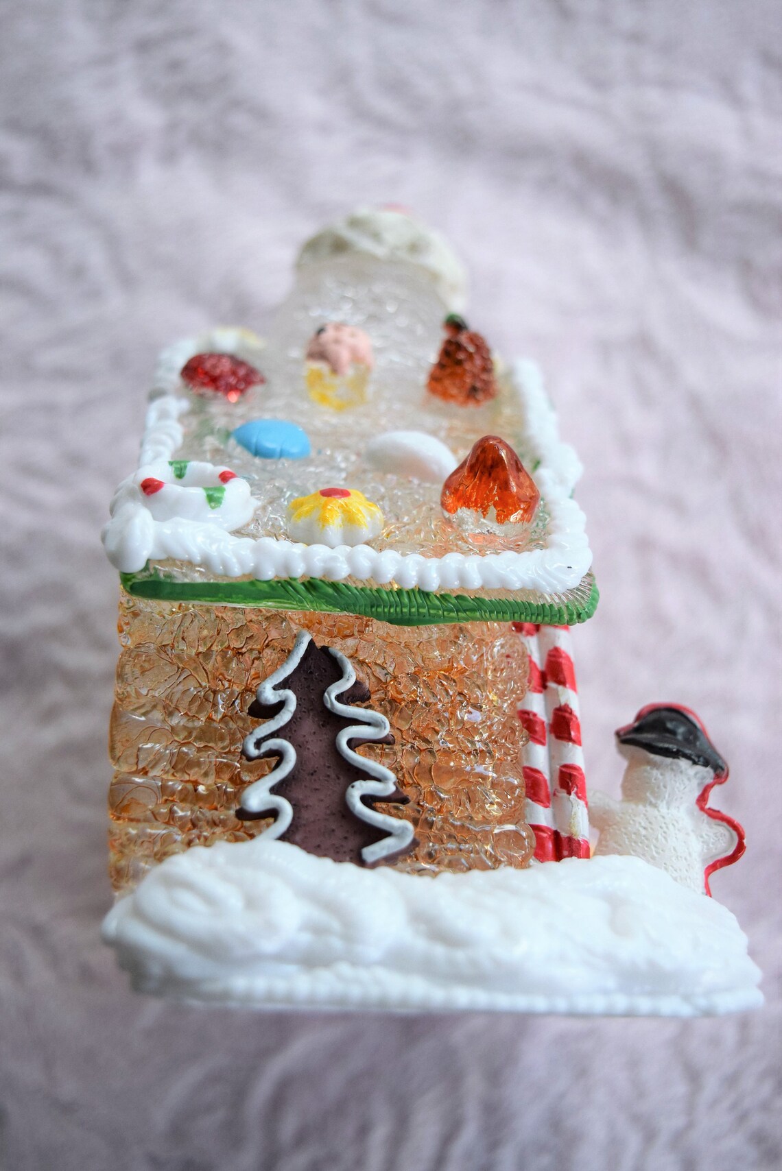 Gingerbread House NIGHT LIGHT LAMP Plug in Candy Cane Gumdrop | Etsy