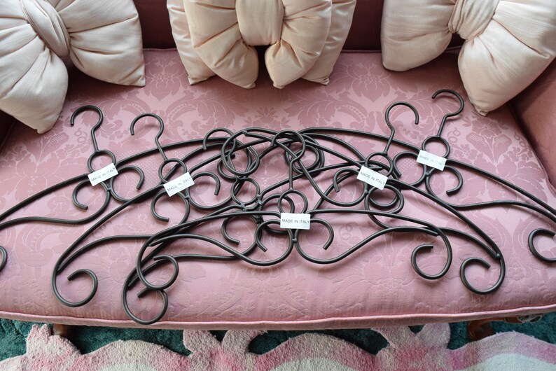 Vintage Wrought Iron COAT QUILT RACK Hanger Stand Made in Etsy