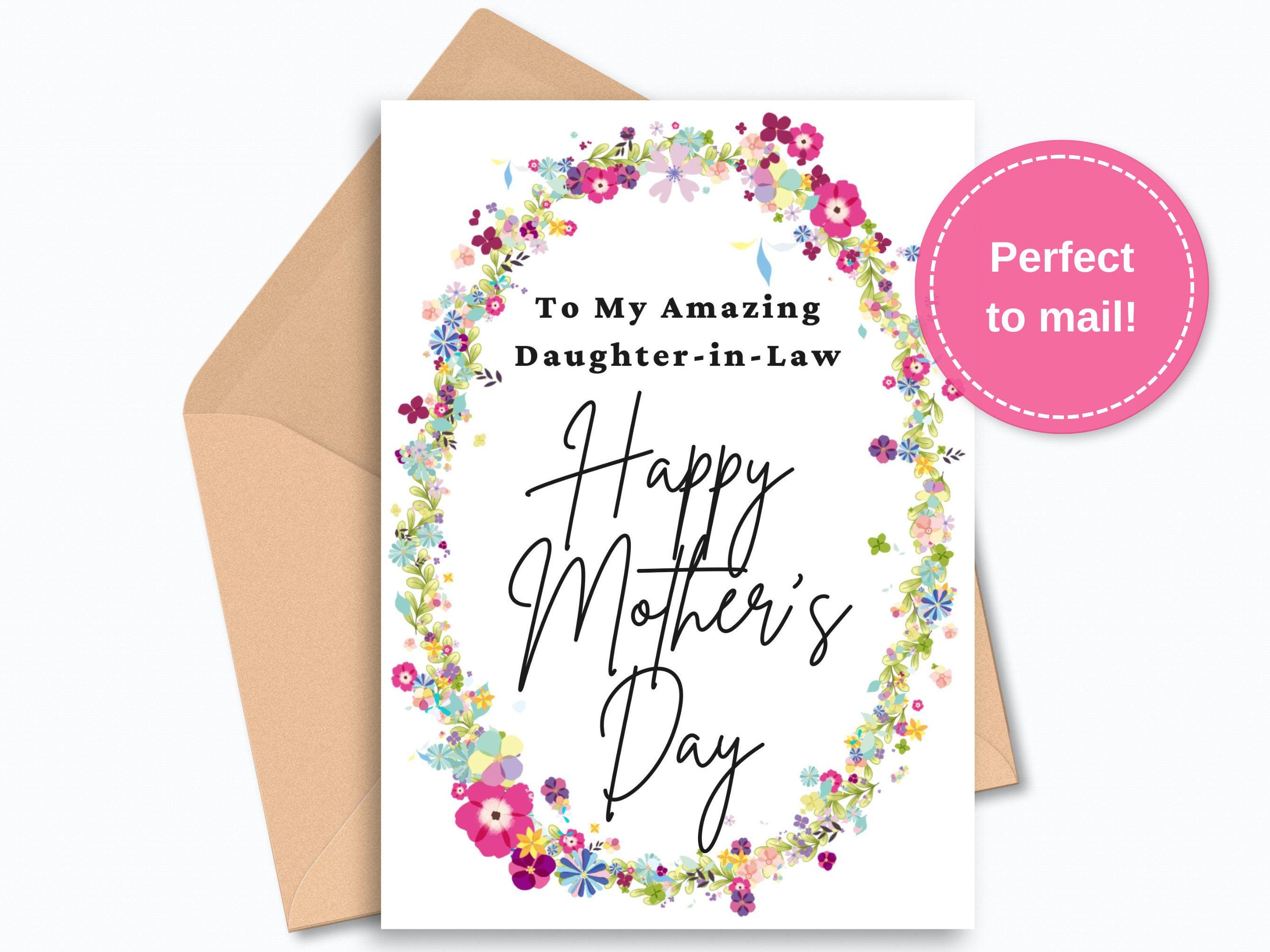 Mothers Day Card for Daughter in Law, Daughter in Law Mothers Day Card ...
