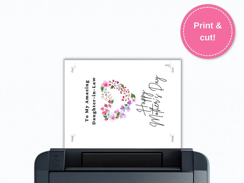 Mothers Day Card for Daughter in Law, Daughter in Law Mothers Day Card ...