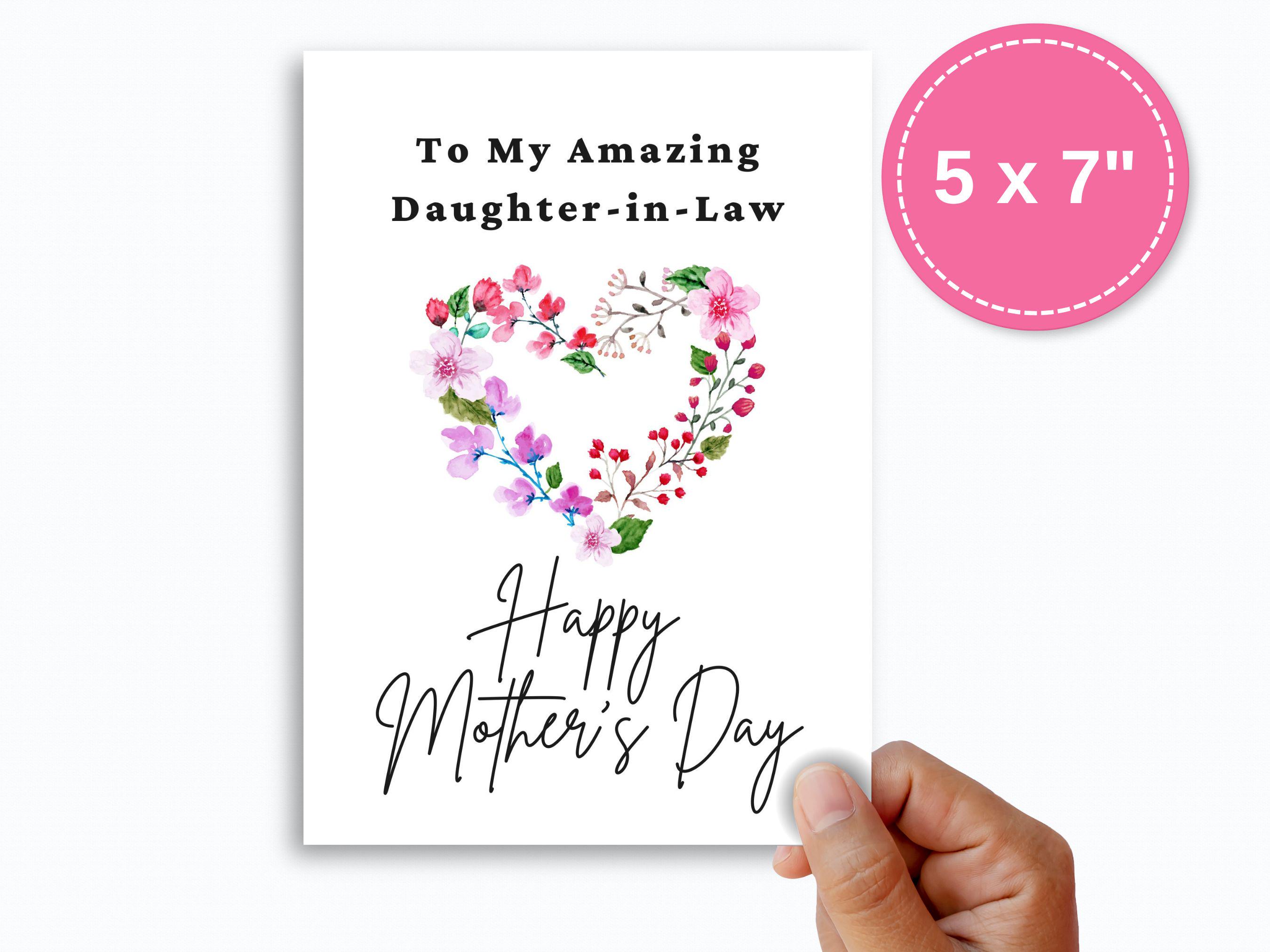 Mothers Day Card for Daughter in Law, Daughter in Law Mothers Day Card ...