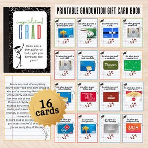 Livre imprimable pour porte-cartes universitaires | Livret de fin d'études secondaires des parents | Livre de survie | Pack de soins | Téléchargement instantané PDF