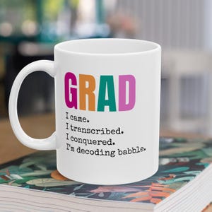 Afstuderen ademhalingstherapeut koffiemok, grappig RT student cadeau, rrt grad geschenken, medisch student beker, gezondheidszorg nieuwe therapeut aanwezig,
