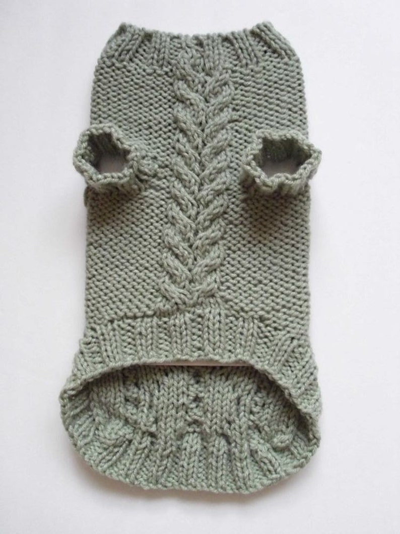 Dog Sweater Hand Knit. XS Size.dogs Less Than 5 Lbs. Etsy