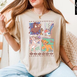 Retro 90s Disney Lion King Simba And Timon Shirt, Vintage Lion King Shirt, Hakuna Matata Retro Shirt, Disney Family Shirts