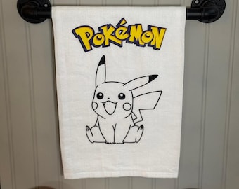 Anime Kitchen Towel: Geeky Anime Decor, Gamer Gift, Cotton Tea Towel
