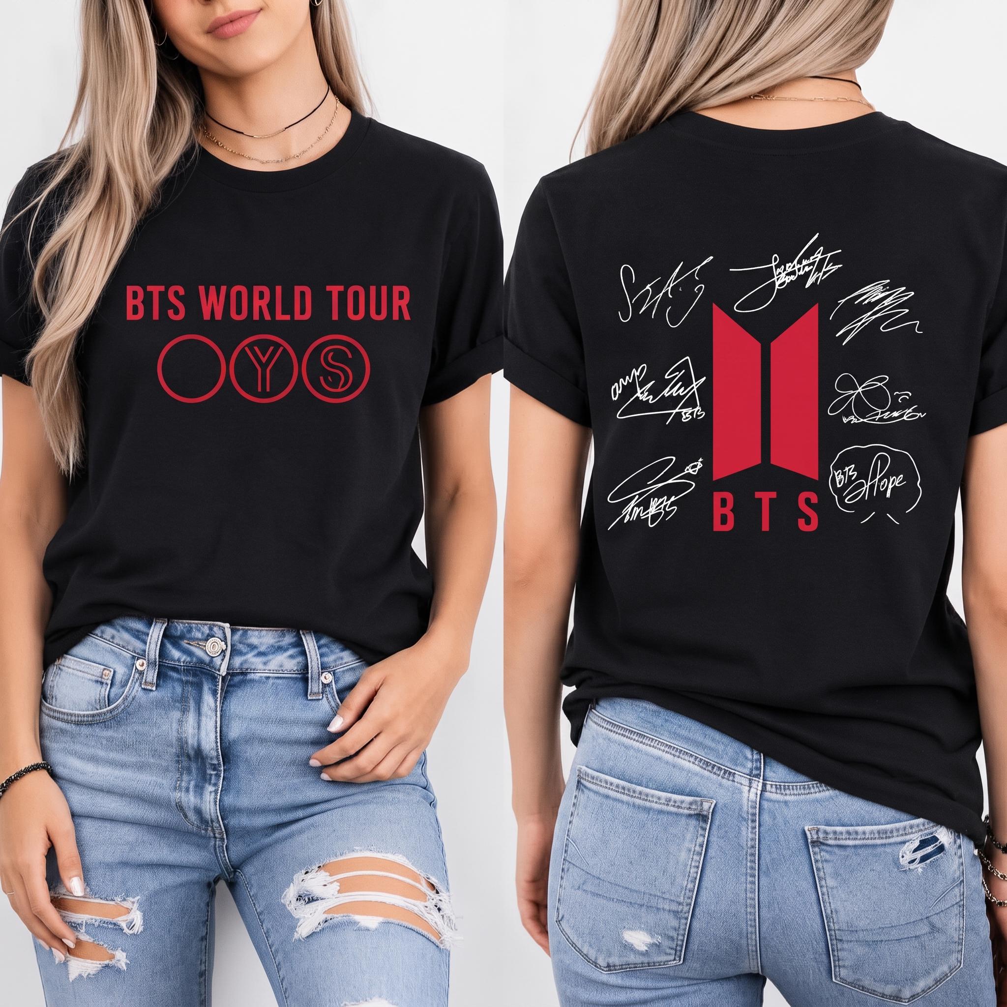 Bts Oversized Shirt - Etsy