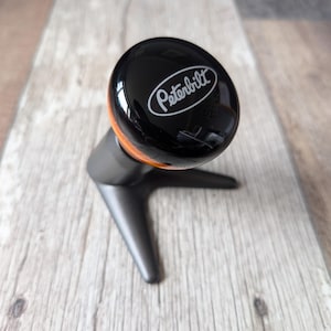 Peterbilt truck shift knob 55mm 1/2-13 layered colors orange