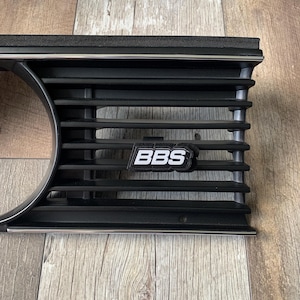 BBS grill badge black for BMW E21 E23 E24 E28 E30 E32