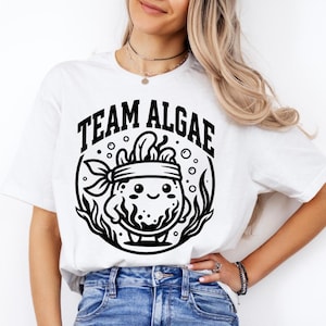 Team Algae PNG, Marine Biology Gift, Science Nerd Shirt Design, Digital Download