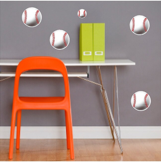 Peel and Stick Baseball Stickers Removable Wall Decals | Etsy