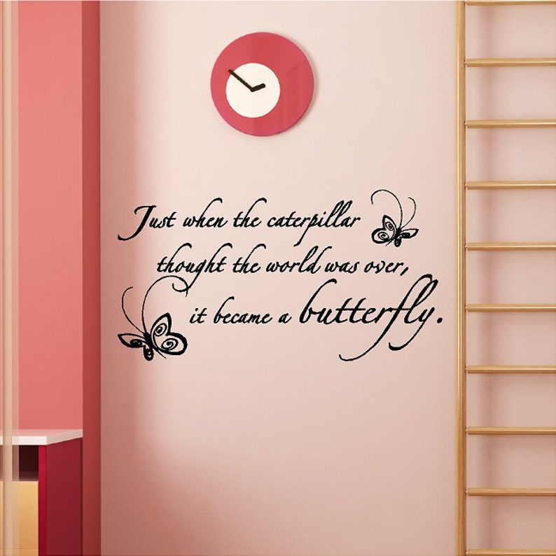 just when the caterpillar.nursery wall decal removable | etsy