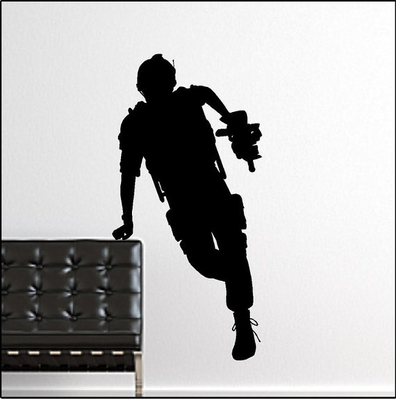 Army Soldier Wall Decal Removable Army Wall Sticker Graphic Etsy