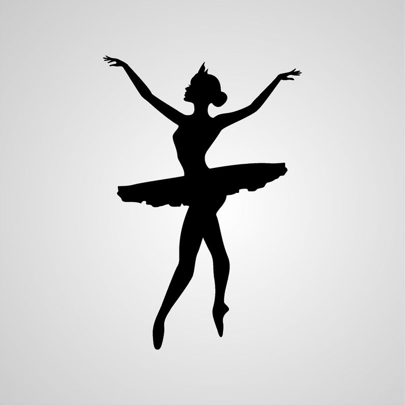 Ballerina Wall Decal Removable Wall Ballet Stickers Graphics Etsy
