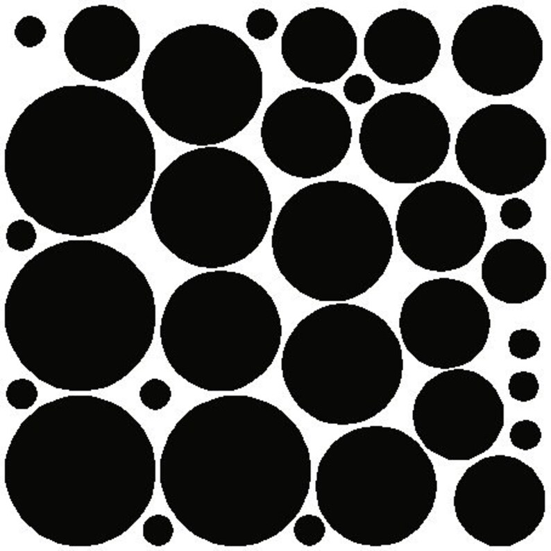 34 Black Polka Dots Stickers Removable Wall Stickers Etsy