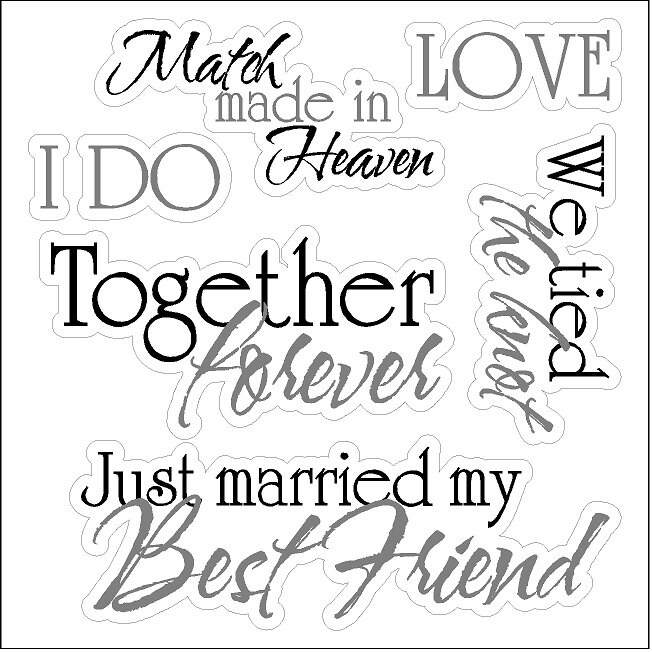 Wedding Static Cling Window Decals Removable and Reusable Etsy