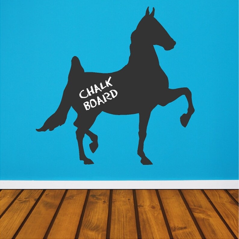 Chalkboard Horse Wall Decal Removable and Repositionable Horse Etsy