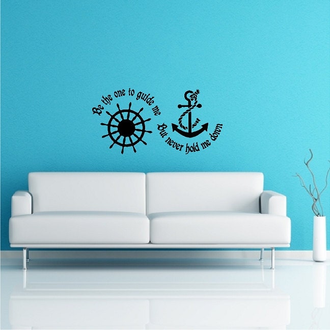 Be the One to Guide Me....beach Wall Quotes Words Beach Decals Etsy