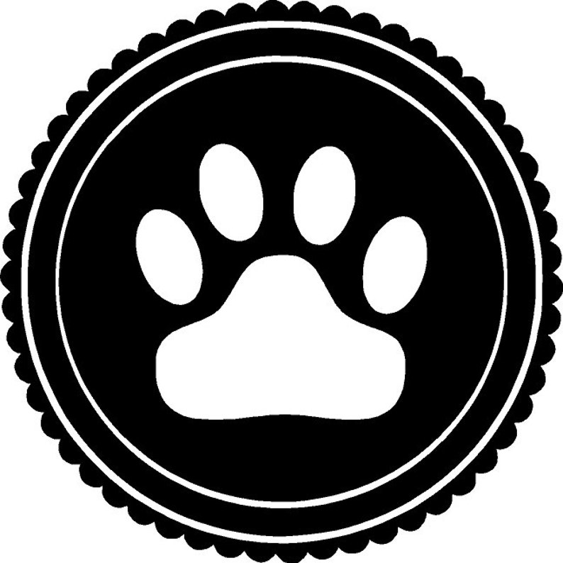 Cat Paw Print Decal Cat Wall Sticker Removable Pet Wall Art Home Décor
