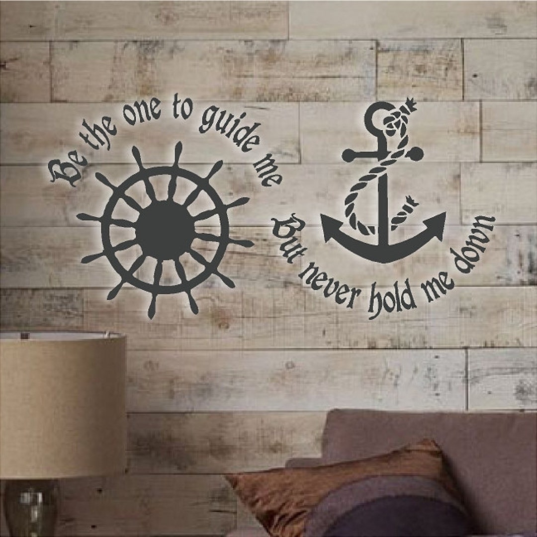 Be the One to Guide Me....beach Wall Quotes Words Beach Decals Etsy