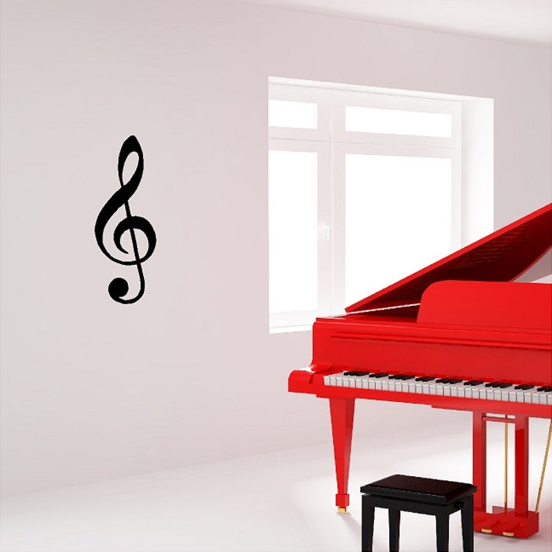 Music Note Wall Decal Removable Music Wall Sticker Etsy