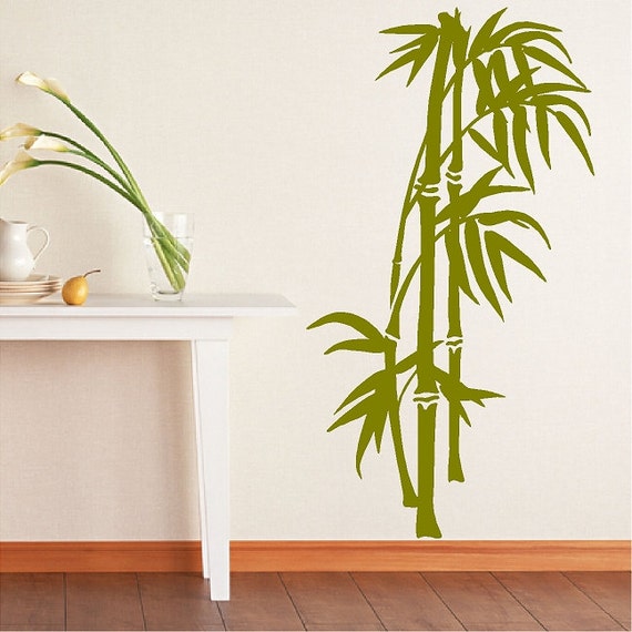 Bamboo Tree Wall Decal Removable Bamboo Tree Wall Sticker Etsy