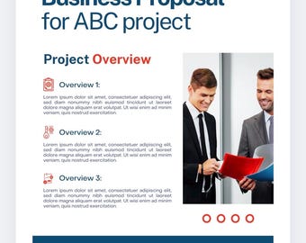 Editable Business Proposal Template | Modern Corporate Proposal | Canva Template | Project Overview | Instant Download | Form & Flow Studio