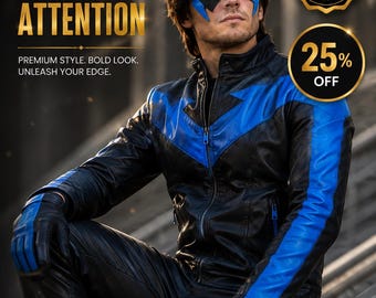 Famous Cosplay Jacket Leather Superhero Jacket