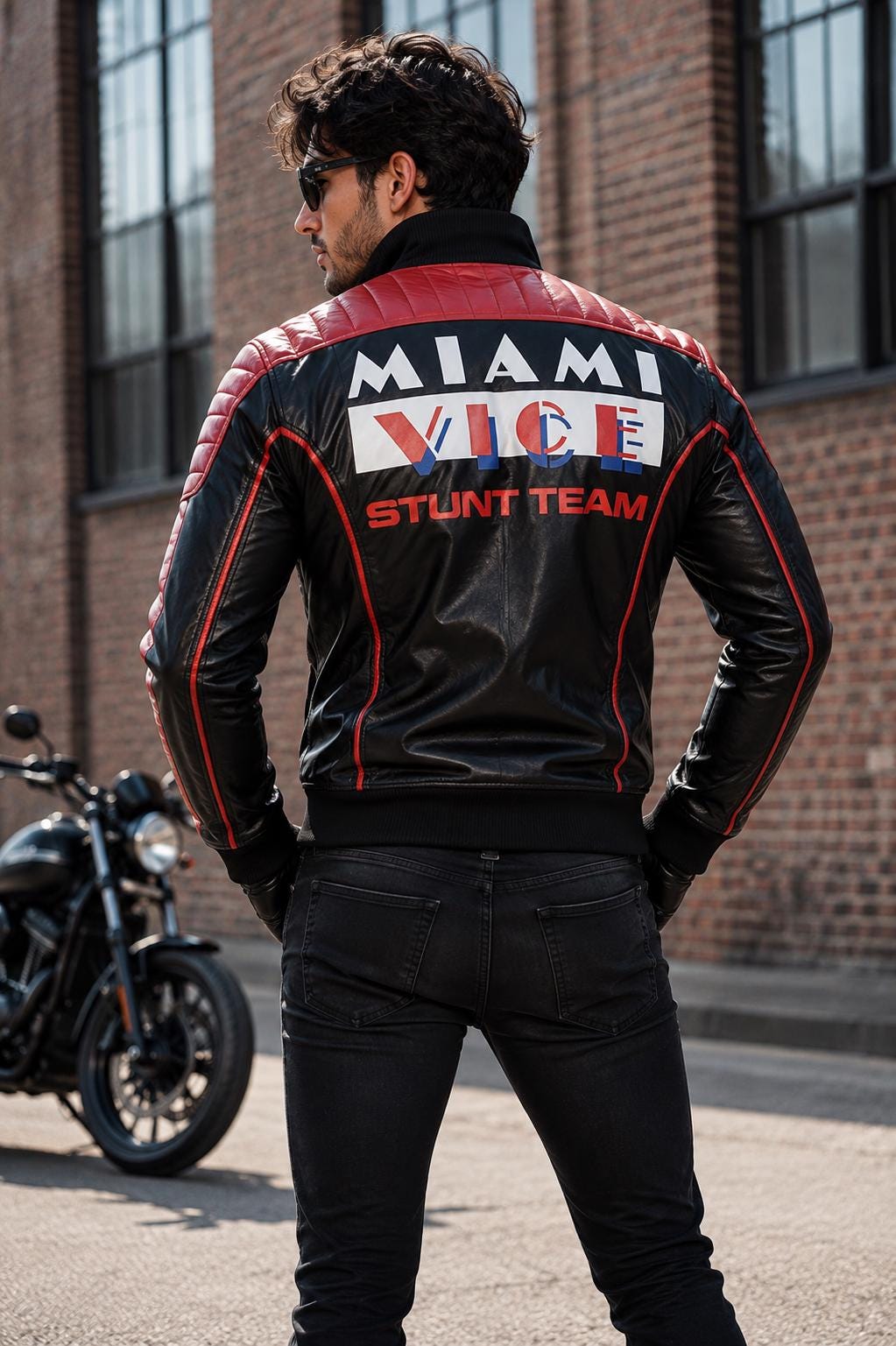 Handmade Jacket: Ryan Gosling Colt Seavers Leather Costume