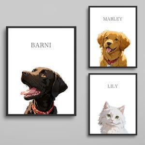 Custom Anime Pet Portrait from Photo Pet Lovers Digital Art Anime Pet Portrait Anime Inspired Pet Art Anime Pet Gift Kawaii Pet Keepsake