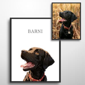 Custom Anime Pet Portrait Personalized from Your Pets Photo Pet Lovers Digital Art Anime Pet Portrait Inspired Pet Art Anime Pet Gift Kawaii
