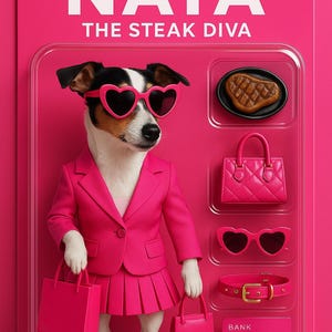 Personalized Dog Toy Box Portrait, Custom Family Action Figure, Digital Figurine Gift