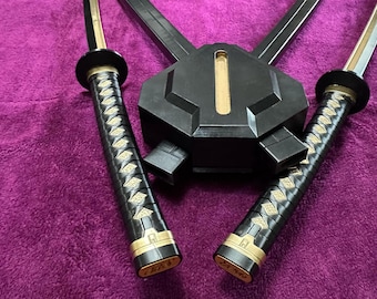 Gold Decorative Replica Katanas From Deadpool & Wolverine for
