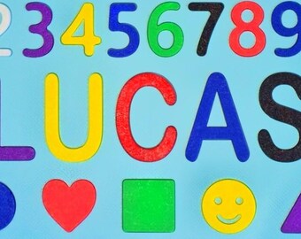 Personalized Name Puzzle: Custom Baby Gift, Learning Toy