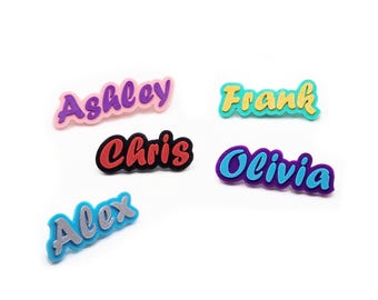 Custom Name Shoe Charms: Personalized Shoe Decorations