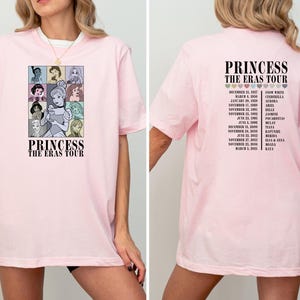 Princess The Eras Tour Shirt, Princess Tour Shirt, Retro Disney Shirt, Disney Princess Shirt, Princess Eras Tour Gift Shirt